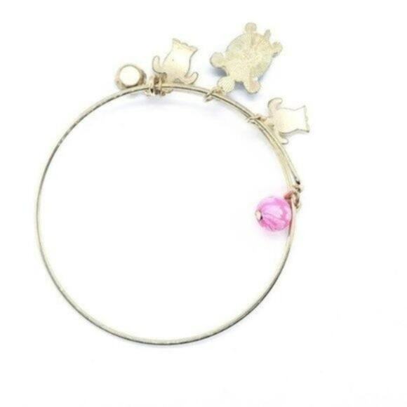 Beaded Sea Turtle Charm Colorful Bangle Bracelet - Picture 5 of 8